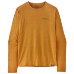 Patagonia T-Shirt Capilene Cool Daily Graphic Shirt Pufferfish Gold X-Dye Präsentation