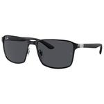 Ray Ban Sunglasses RB3721 Polished Black Dark Grey Overview