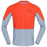 Norrona Tee-shirt de trail senja equaliser lightweight Long sleeve M's Arednalin Presentación