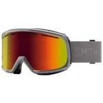 Smith Masque de Ski Range Charcoal Red Sol X - Sans Présentation