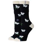 Stance Sokken Women Crew Sock Meadows Crew Black Voorstelling