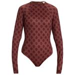 Roxy Swimsuit Roxy Pro Wave - Maillot de bain 1 pièce Chocolate Plum Polka Overview