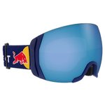 Red Bull Spect Skibrille Sight Matt Dark Blue Brown Blue Mirror Präsentation