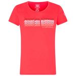 La Sportiva Trail T-shirt Mountain Running W Hibiscus Voorstelling