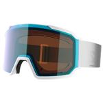 Salomon Skibrille S/View 3 White Photo Multilayer Blue Präsentation