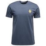 Black Diamond Maglietta da arrampicata M Shredded Short Sleeve Tee Shirt Charcoal Presentazione