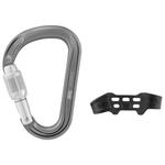 Petzl Mousqueton Attache Bar Gris Profil