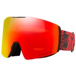 Oakley Masque de Ski Fall Line L Red Crystal Présentation