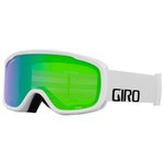 Giro Roam White Wordmark Loden Green + Yellow 