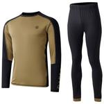DARE2B Funktionsunterwäsche Exchange IIII Baselayer Set Black Martini Olive Präsentation