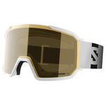 Salomon Skibrille S/View 3 Access White Flash Gold Präsentation