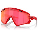 Oakley Sunglasses Wind Jacket 2.0 Matte Redline Prizm Snow Torch Overview
