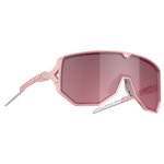 Tripoint Sonnenbrille Reschen Shiny Milky Pink Pink Silver Mirror Präsentation