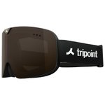 Tripoint Máscaras Shiceng Dashan Matt Black Brown Gold Multi Presentación