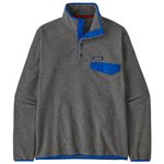 Patagonia Pull Lightweight Synchilla Snap-T Nickel With Passage Blue Présentation
