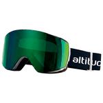 Altitude Eyewear Masque de Ski Ventus Matt Black Altitude Corp Flash Green Présentation