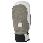 Hestra Army Leather Patrol Female Mitt Light Grey 