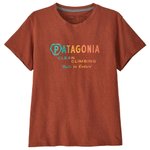 Patagonia Tee-shirt W Endure Hex Responsibili-Tee Quartz Coral Presentación