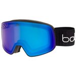 Bolle Masque de Ski Nevada Black Cross Matte - Pha Ntom+ Blue Semi-Polarized Phot Présentation