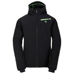 DARE2B Skijassen Eagle II Jacket Black Green Flash Voorstelling