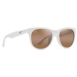 Maui Jim Occhiali da sole Koaniani Asian Fit Shiny Solid White Hcl Bronze Mineral SuperThin Presentazione