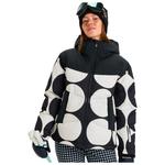 Roxy Skijacke Alofted Puffy Jacket True Black Big Dots Präsentation