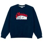 French Disorder Sweatshirt Clyde Warmy Flexion Extension Navy Overview