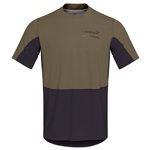 Norrona Tee-shirt de trail senja equaliser lightweight T-shirt M's Olive Night Présentation