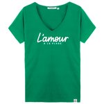 French Disorder Camiseta Dolly L'Amour A La Plage Green Presentación