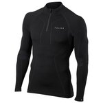 Falke Funktionsunterwäsche Wool Tech Zip Shirt Black Präsentation