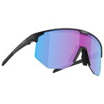 Bliz Occhiali da sole Hero Matte Black Nano Optics Nordic Light Begonia Violet Blue Mirror Presentazione