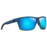 Maui Jim Zonnebrillen Alenuihaha Bleu Noir Bleu Hawaï Minéral SuperThin Voorstelling