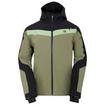DARE2B Skijassen Eagle II Jacket Black Olivine Green Voorstelling