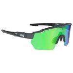 AZR Sunglasses Coffret Race Rx Carbone Mate Multicouche Vert + Incolore Overview