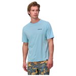Patagonia Wandel T-shirt M's Capilene Cool Daily Graphic Shirt Water Chilled Blue Voorstelling