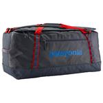 Patagonia Bolsa de viaje Black Hole Duffel 100L Smolder Blue Amanita Red Presentación