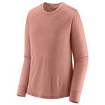 Patagonia Wandel T-shirt Cap Cool Merino LS Blend W Moonrise Taupe Voorstelling