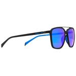 Red Bull Spect Sonnenbrille Redps Square Matt Black Smoke Blue Mirror Polarized Präsentation