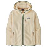 Patagonia Fleece Women's Retro Pile Hoody Natural Ellwood Green Präsentation