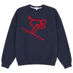 French Disorder Sweatshirt Clyde Skieur (Tricotin) Navy Overview