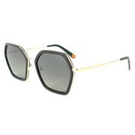 Binocle Eyewear Sunglasses Agatha #1 Gd/Bk Overview