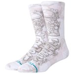 Stance Crew Sock Dj Trooper Crew White 