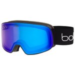Bolle Masque de Ski Nevada Small Black Corp Matte - Phantom+ Blue Semi-Polarized 
