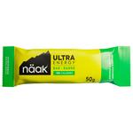 Naak Energiereep Ultra Energy Bars Pack 50 g. x12 Amande & Chocolat Voorstelling