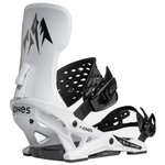 Jones Fijaciones snowboard Meteorite Snow white Presentación