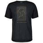 Scott Hiking tee-shirt Tee M's Defined Merino Graphic Black Overview