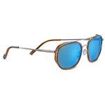 Serengeti Lunettes de soleil Boron Shiny Gunmetal Brown Buffalo A Présentation
