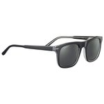 Serengeti Sunglasses Charlton Shiny Black Polarized Smoke Overview