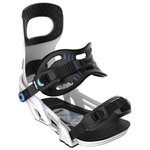 Bent Metal Snowboard Binding Joint White Overview