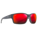 Maui Jim Lunettes de soleil Mangroves Noir Mat Hawaii Lava Mineral Superthin Présentation